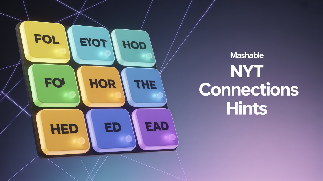 NYT Connections Hints Mashable Today 16 August 2025